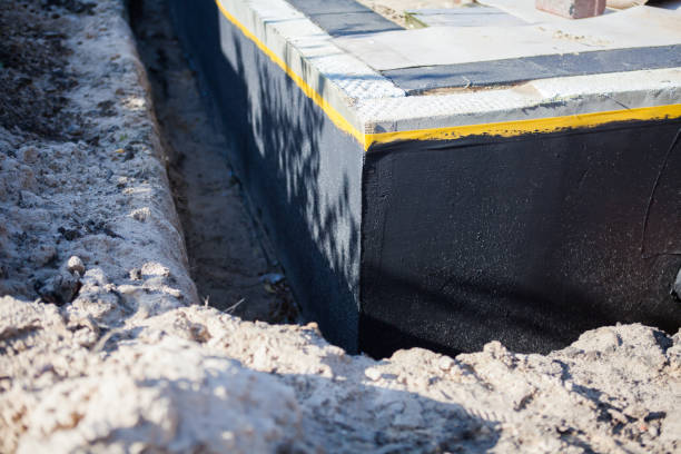 Professional Exterior Waterproofing technician working in Goodland, IN